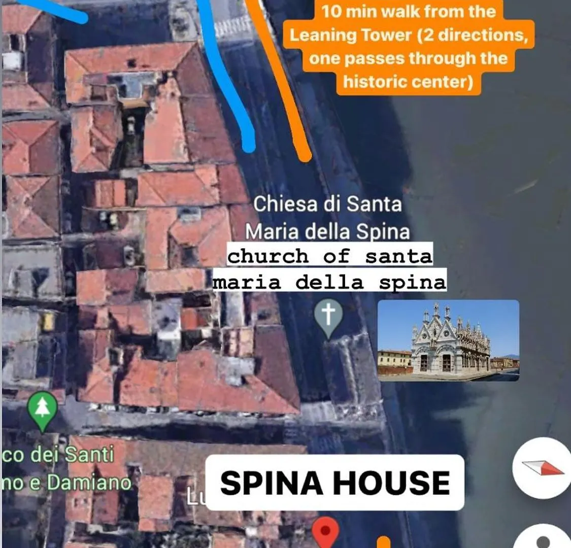 Ferienwohnung Centro Storico Spina White House Pisa 0*,